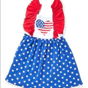 2t-3t which is equivalent to a Medium  Flag DRess